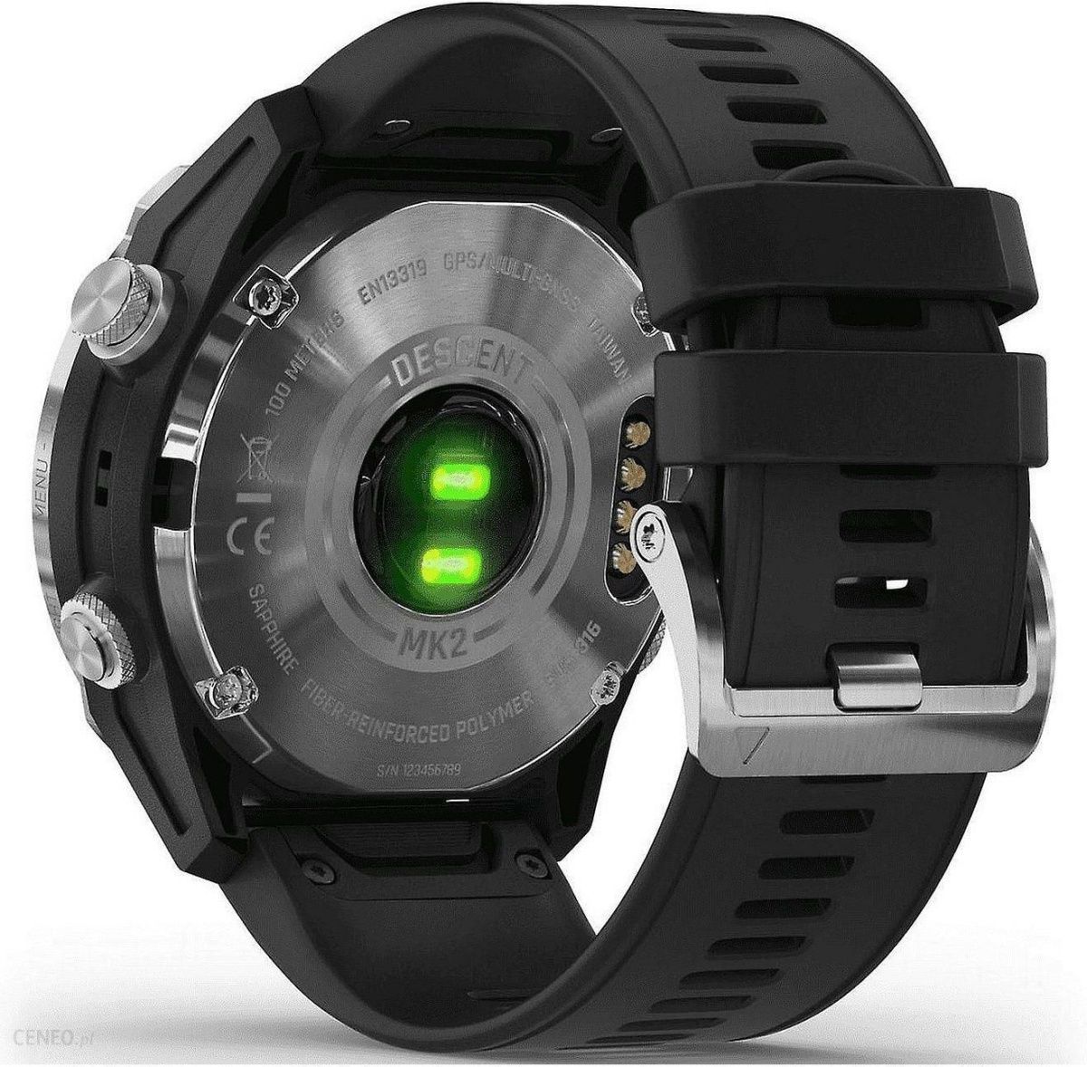 Смарт-часы Garmin Descent Mk2 Stainless Steel with Black Band (010-02132-00/10) [84483] 