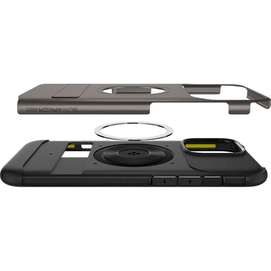 Чохол Spigen Slim Armor with MagSafe для Apple iPhone 16 Pro Gunmetal (ACS08163) 