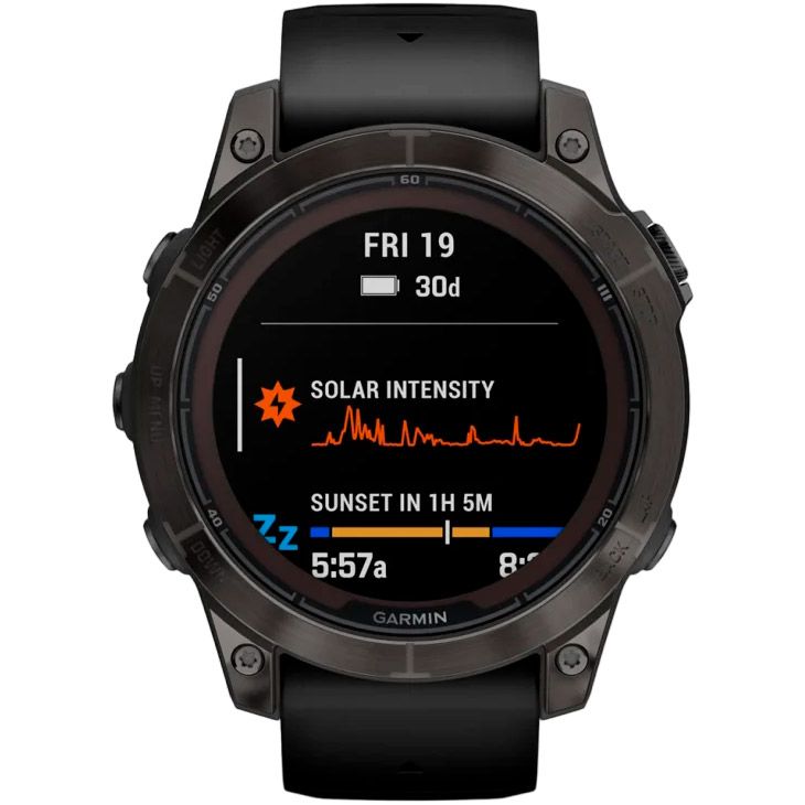 Смарт-часы Garmin Fenix 7 Pro Sapphire Solar Edition 47mm Carbon Gray DLC Titanium with Black Band (010-02777-10) [86523] 