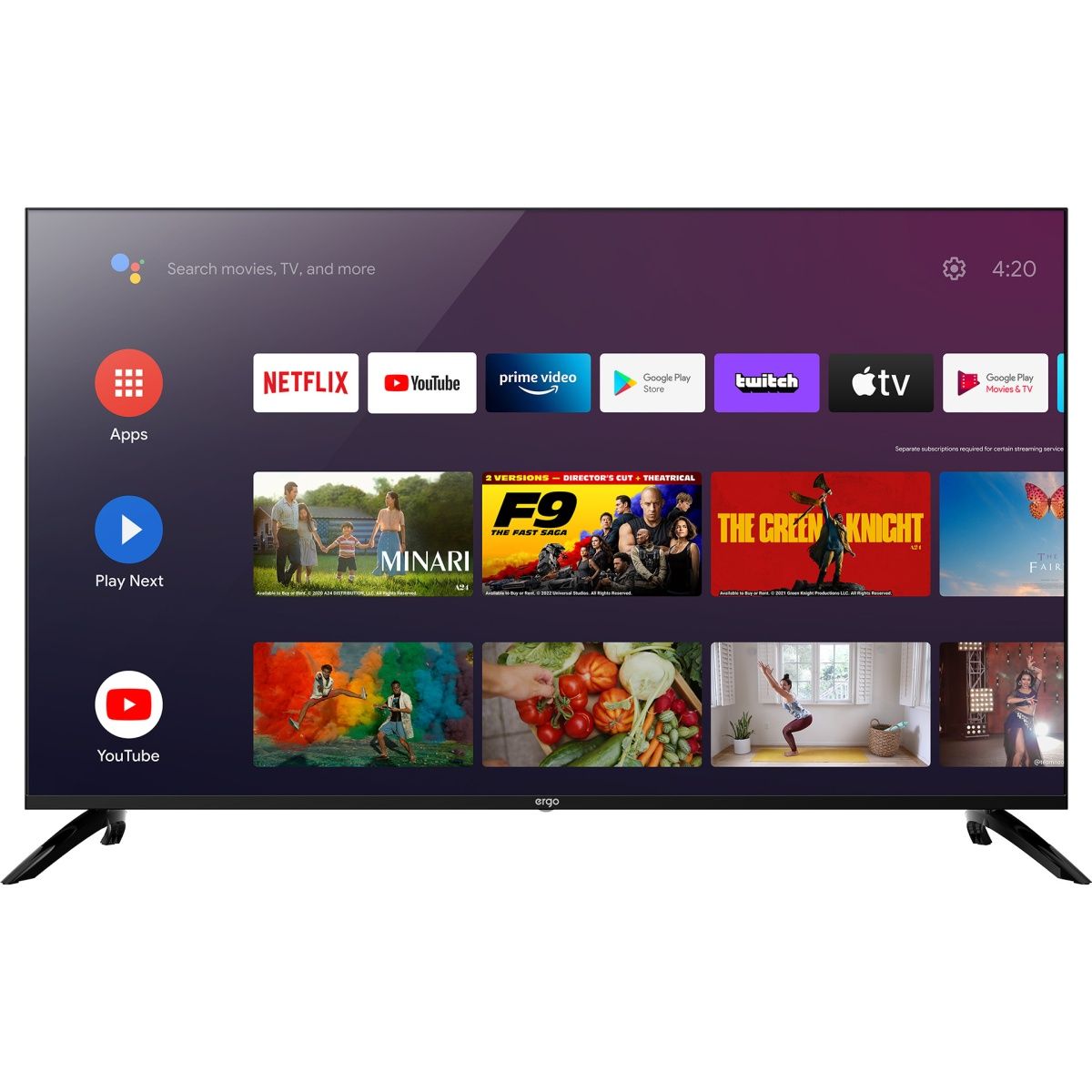 

Телевизор Ergo GUS6500 55` LCD Ultra HD 4K (55GUS6500)