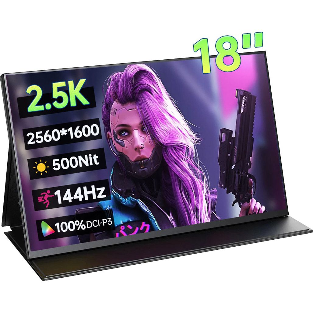

Портативний монітор ZPIRCD 18" 2,5K 144Hz