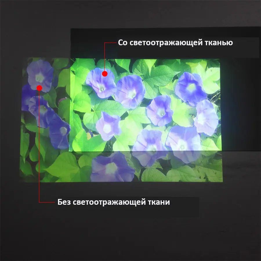 Світловідбиваюча тканина для екрану TouYinger 130