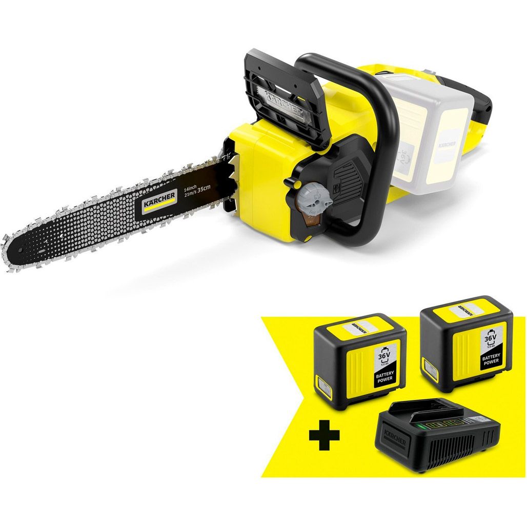 

Акумуляторна ланцюгова пила Karcher CNS 36-35 Battery + АКБ 36В 5Ач (9.612-129.0)