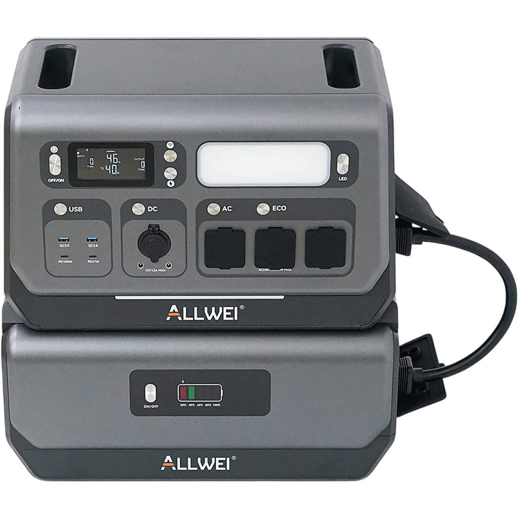 Зарядна станція Allwei PPS2400 + B200 Pro (SGR-PPS2400-2PRO+BAT)