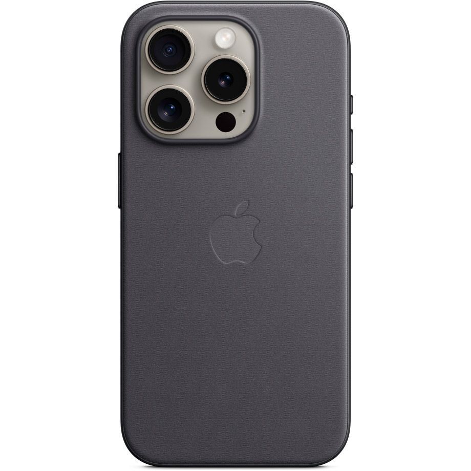 Чохол Apple FineWoven Case with MagSafe для iPhone 15 Pro Black (MT4H3ZM/A)