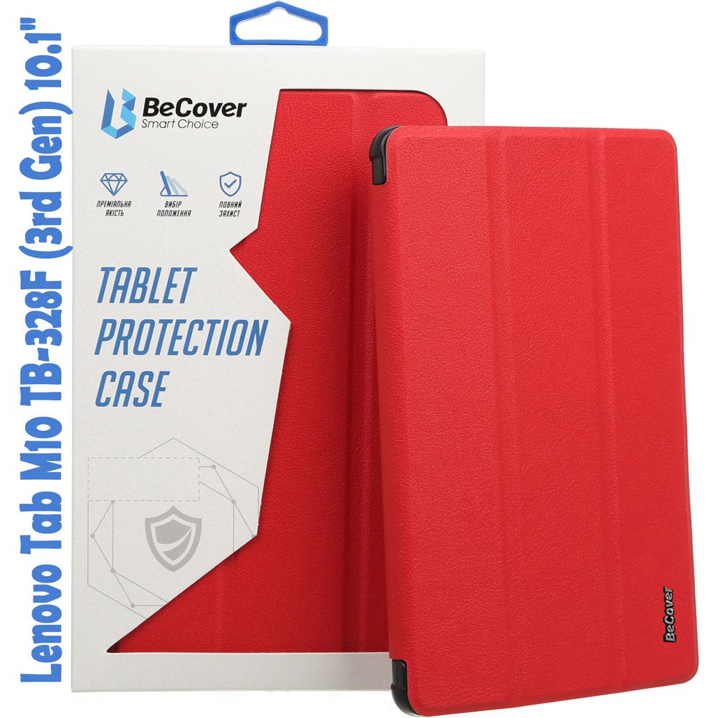 

Чехол-книжка BeCover Smart Case для Lenovo Tab M10 TB-328F (3rd Gen) Red (708286)