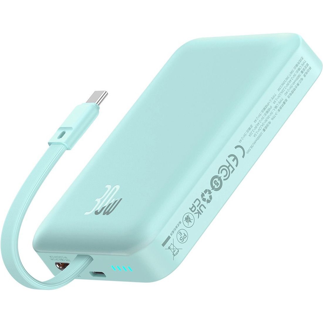 

Внешний аккумулятор Baseus Magnetic Mini 10000mAh 30W Blue (P1002210B333-00)