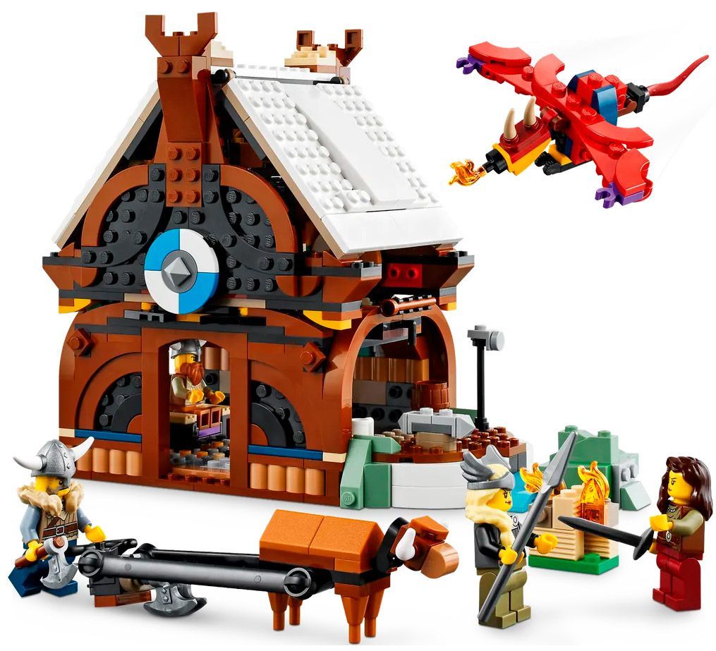 Конструктор LEGO Creator Корабель вікінгів і Мідгардський змій (31132)