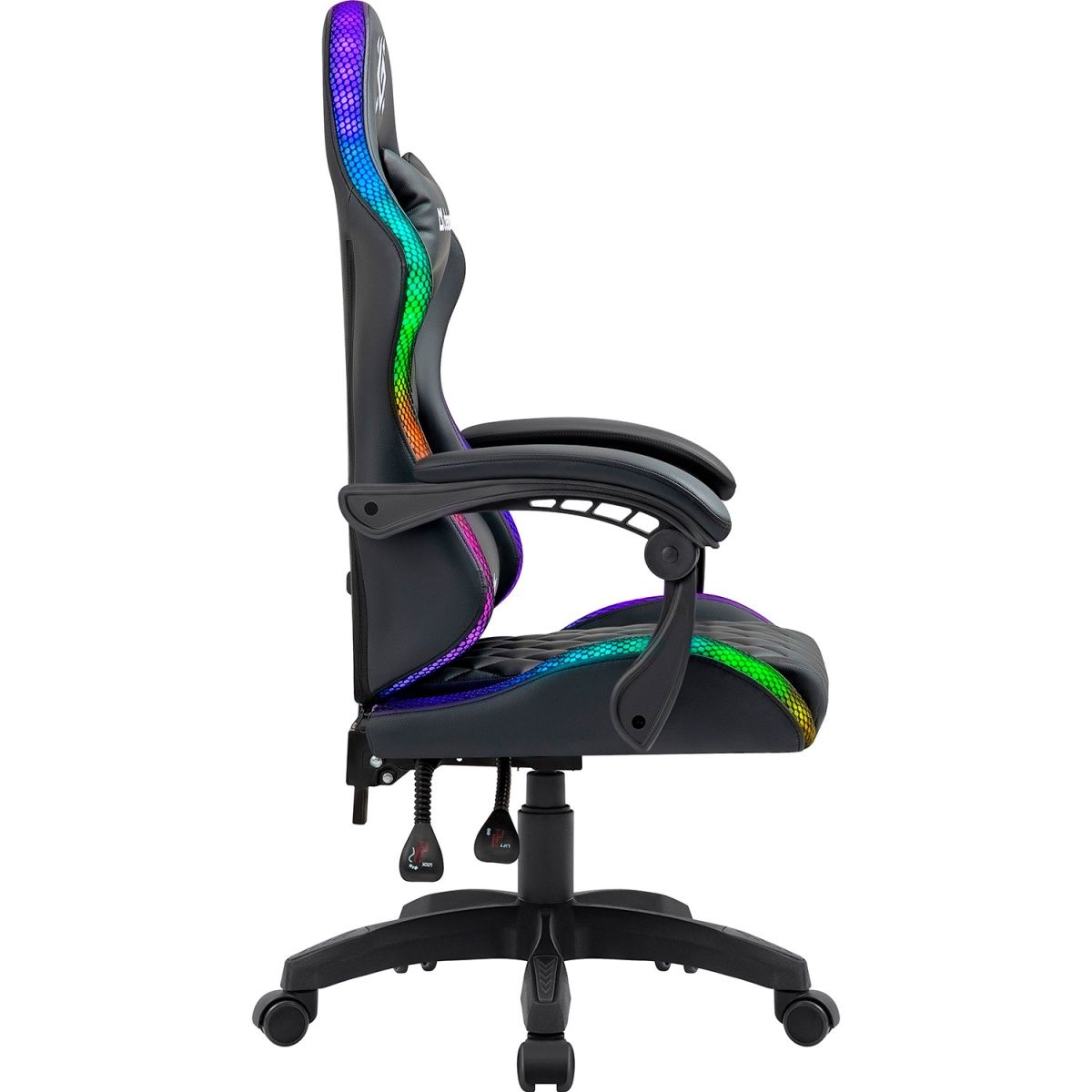 Геймерське крісло Defender Energy RGB Black (64559)