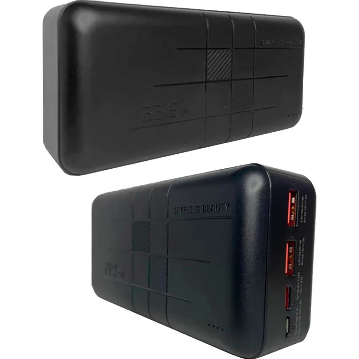 Зовнішній акумулятор XO PR189 30000mAh 22.5W Black