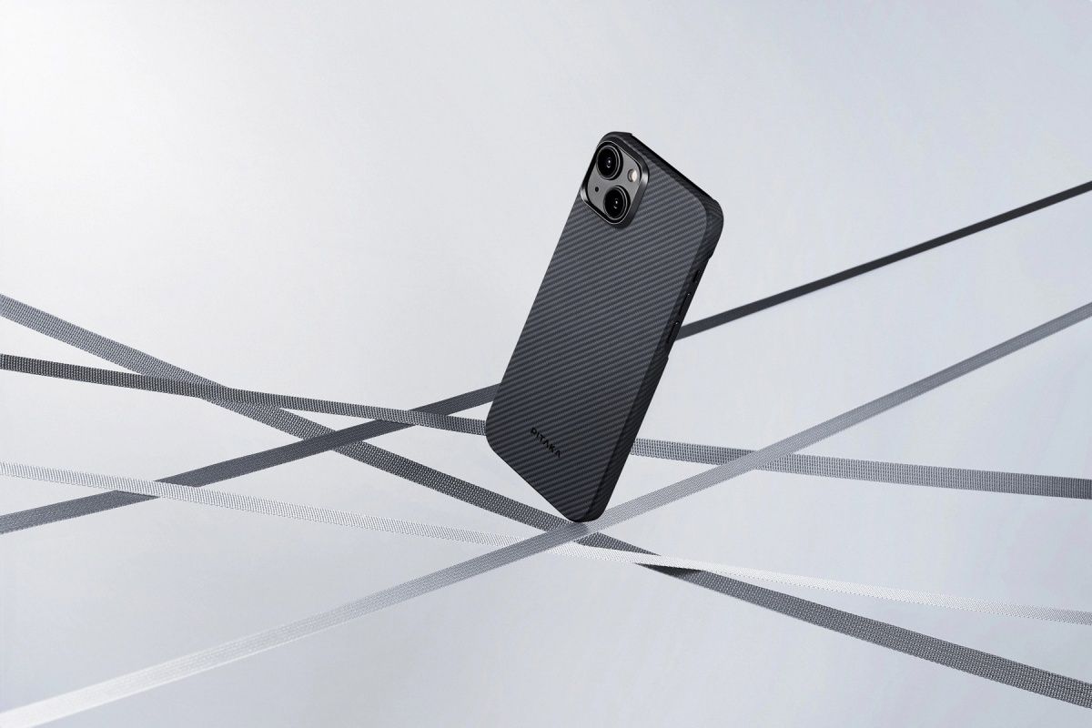 Чохол Pitaka MagEZ Case 4 1500D Twill для Apple iPhone 15 Black/Grey (KI1501)