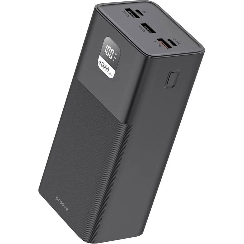 

Внешний аккумулятор Proove Giant 40000mAh 100W Black (PBGI99320001)