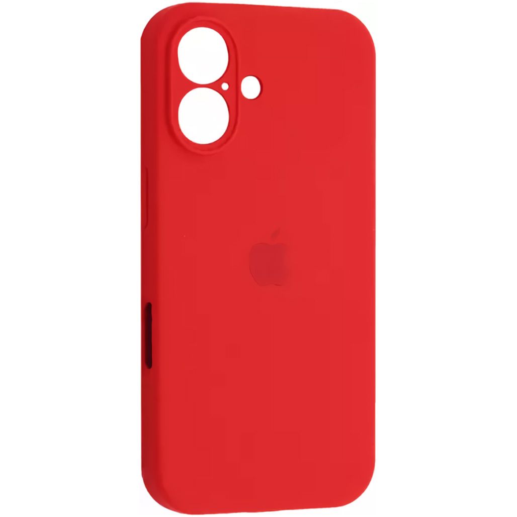 

Чехол Silicone Case Camera Protect для Apple iPhone 16 Red AA