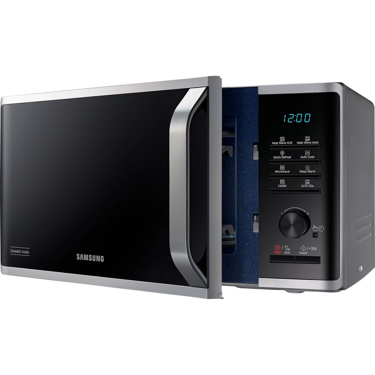 Мікрохвильова піч із грилем Samsung MG23K3575AS/UA 