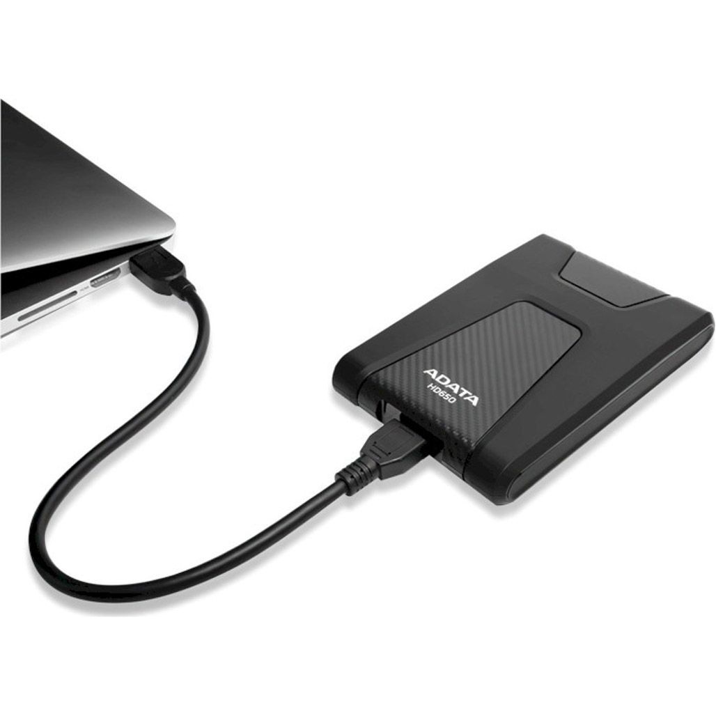 Зовнішній жорсткий диск ADATA DashDrive Durable HD650 4TB Black (AHD650-4TU31-CBK) 