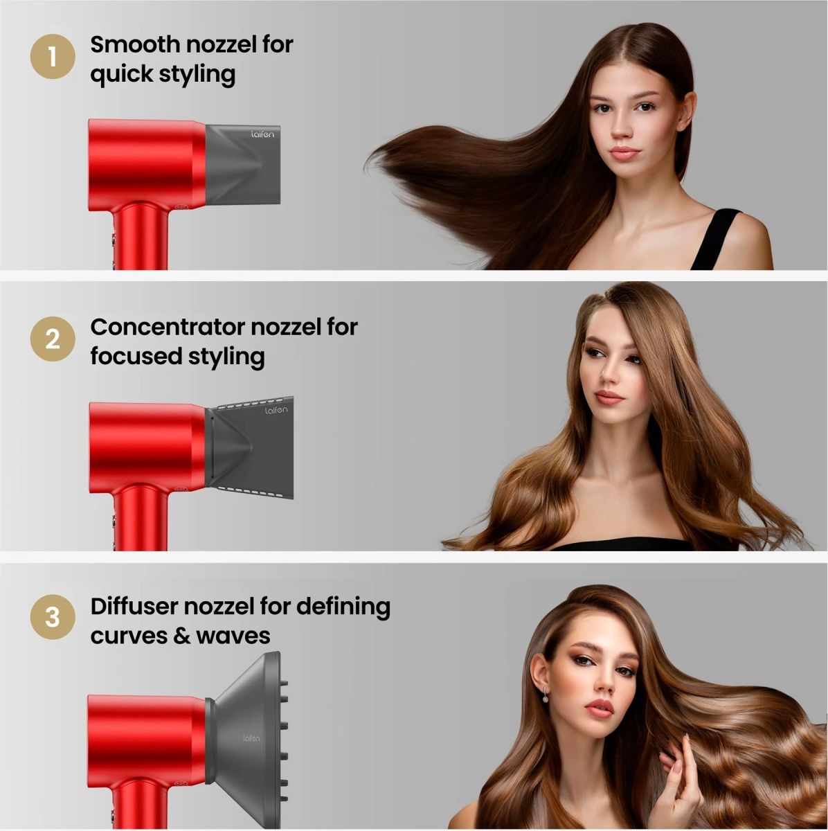 Фен Laifen Swift Special Ruby Red [83610] 