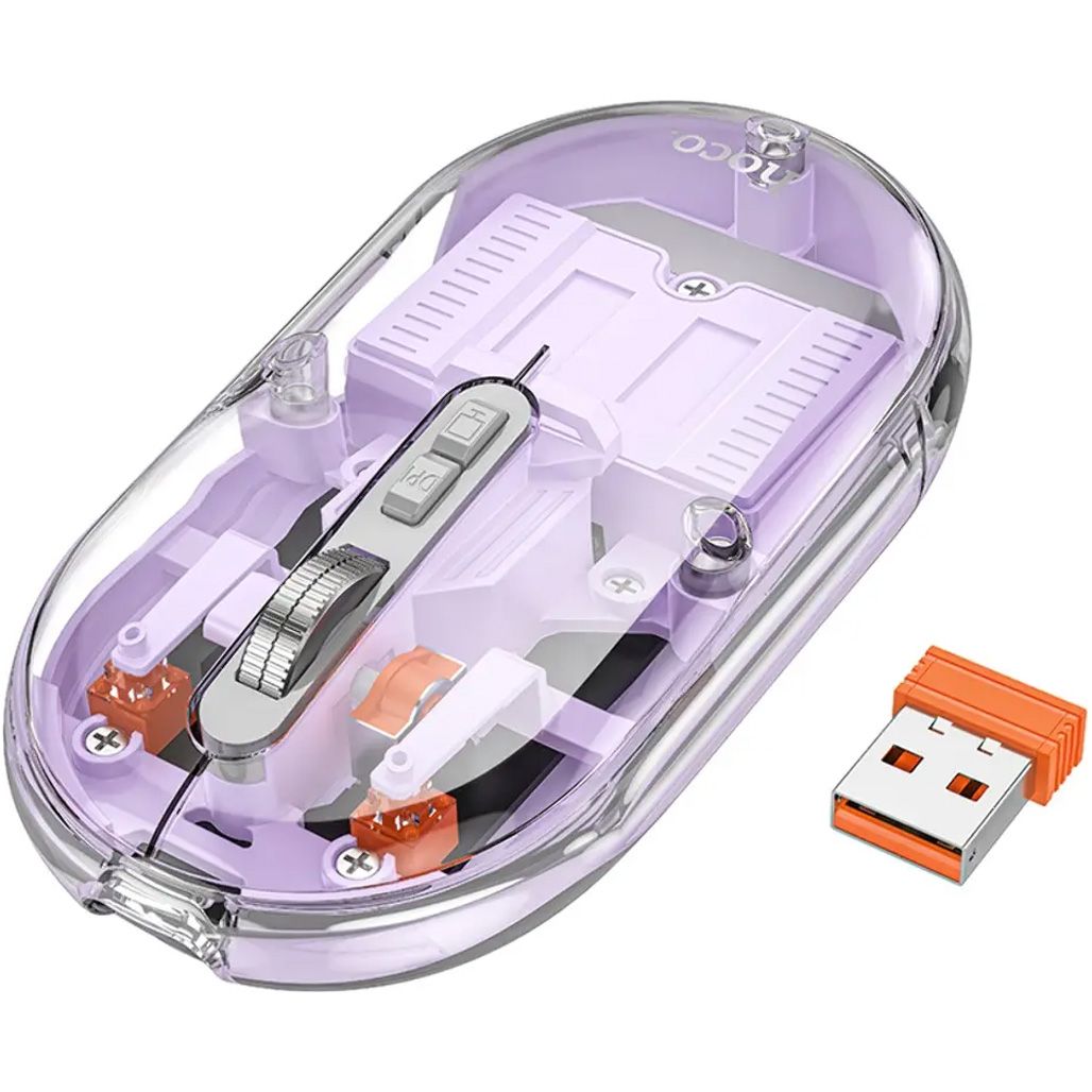 

Мышь Hoco GM35 Magnetiс Silent Romantic Purple