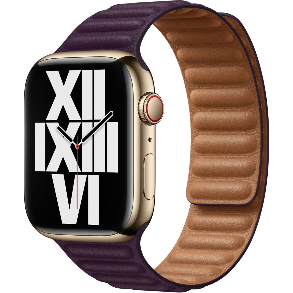 Ремінець Apple Leather Link для Apple Watch 38/40/41mm M/L Dark Cherry (ML7N3)