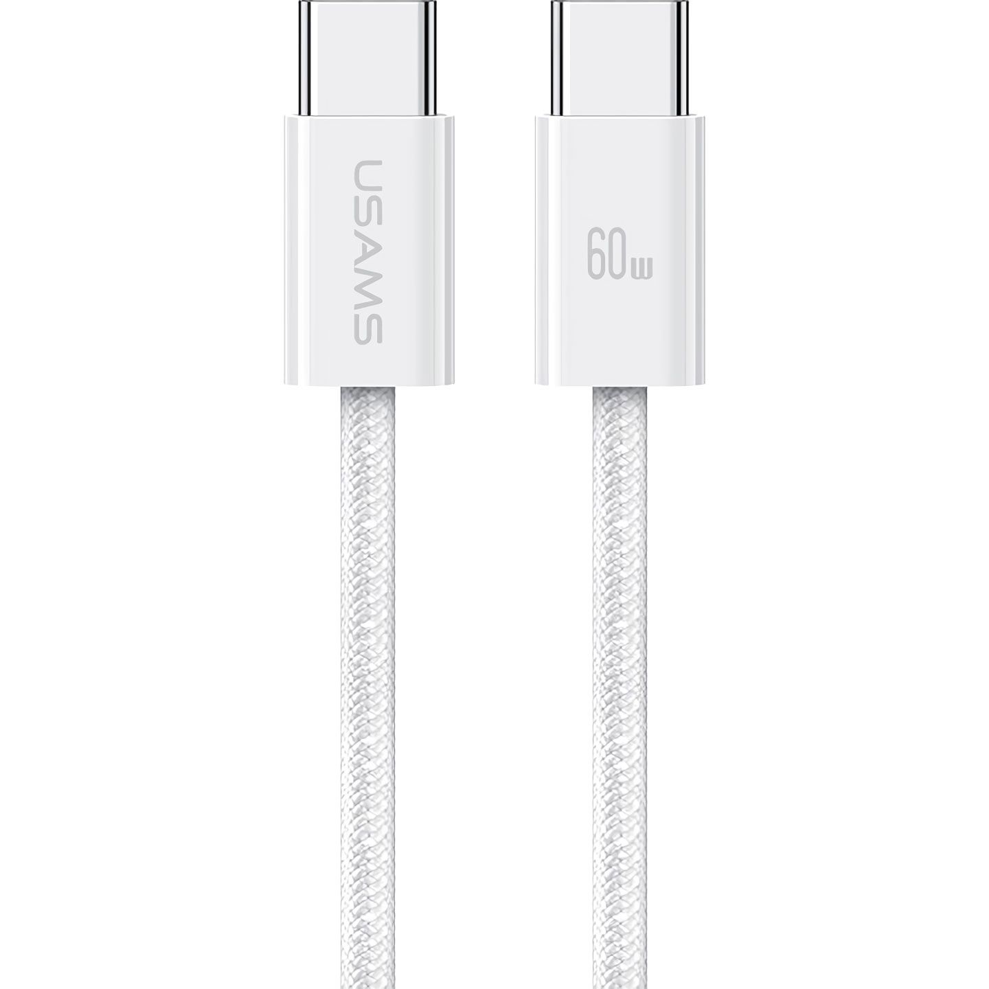 

Кабель Usams US-SJ656 U86 USB-C to USB-C PD 60W 1.2m White