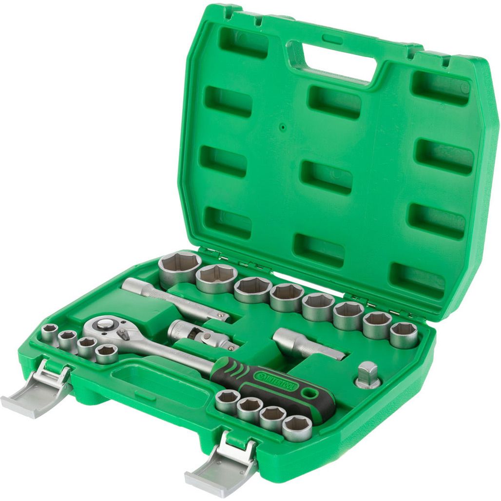 

Набор торцевых головок с трещоткой Intertool ET-6021SP 21шт