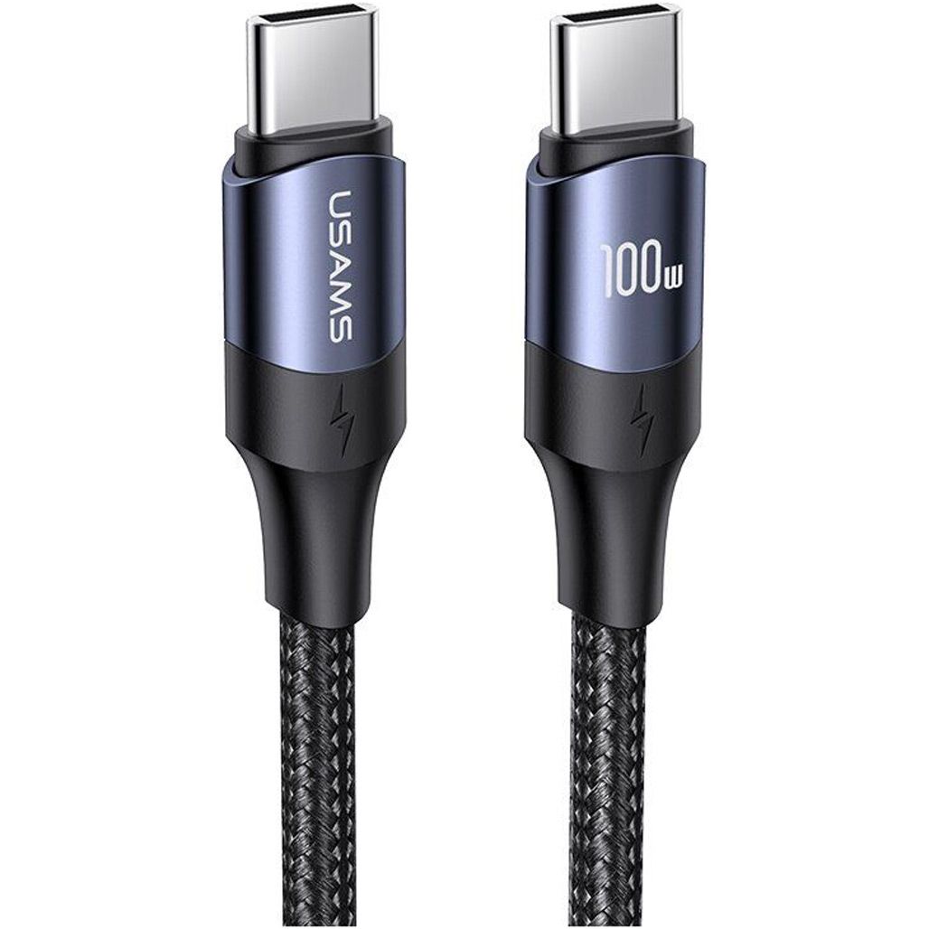 

Кабель Usams US-SJ526 U71 USB-C to USB-C 100W 3m Black (SJ526USB01)