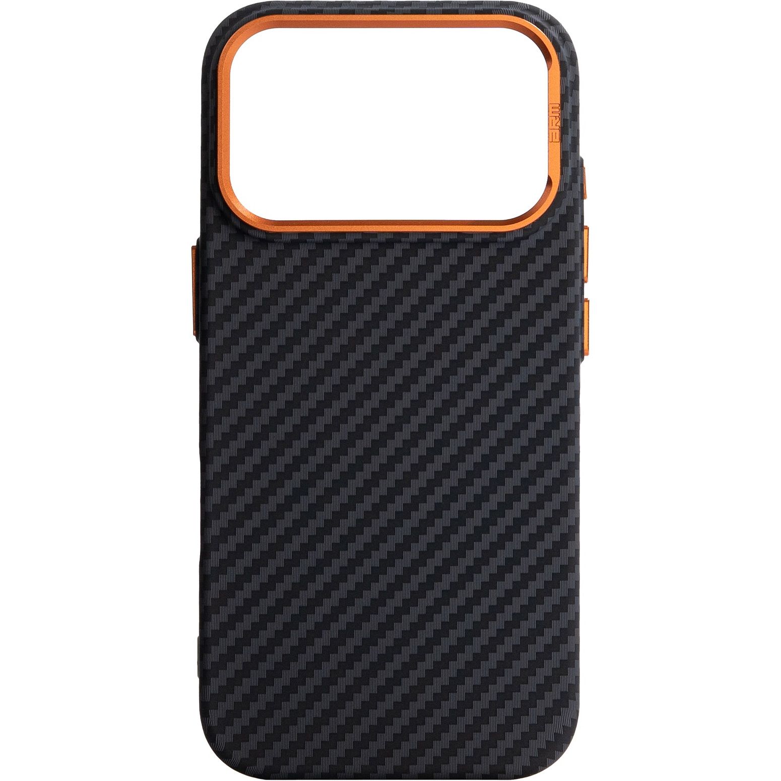 

Чехол ArmorStandart LikeCarbon2 SE MagCase для Apple iPhone 17 Pro Black Orange (ARM89161)