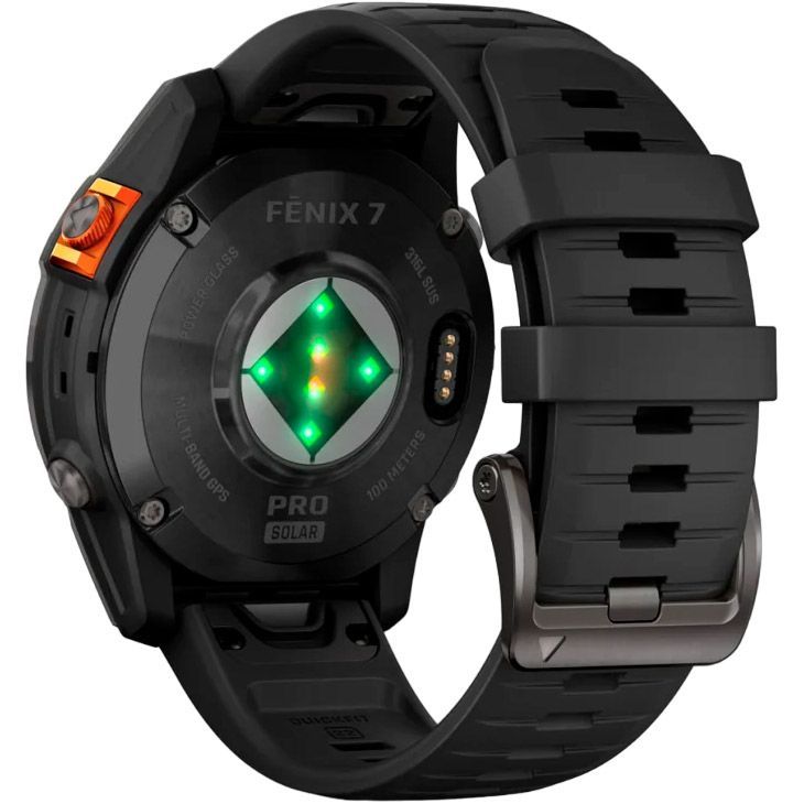 Смарт-годинник Garmin Fenix 7 Pro Solar Edition Slate Gray with Black Band (010-02777-00) 