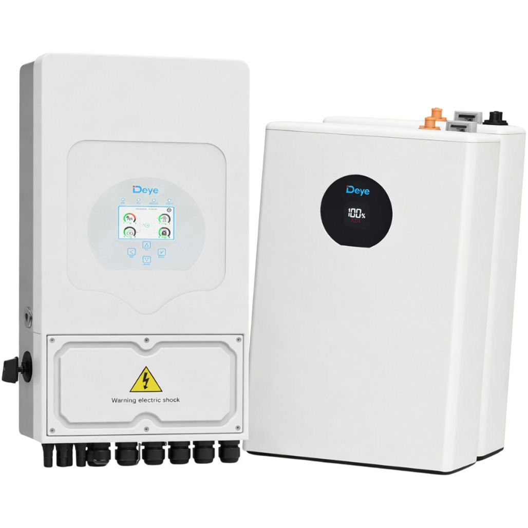 

Система хранения энергии Deye SUN-8K-SG05LP1-EU 8kW + 2 АКБ SE-F5 Pro-С 10.2kWh (51.2V/100Ah/5120Wh)