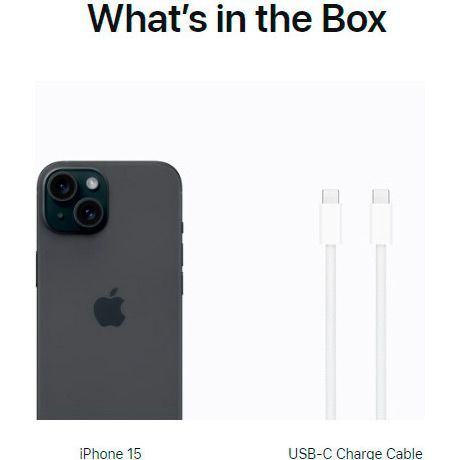 Смартфон Apple iPhone 15 128GB Yellow eSim (MTLX3)