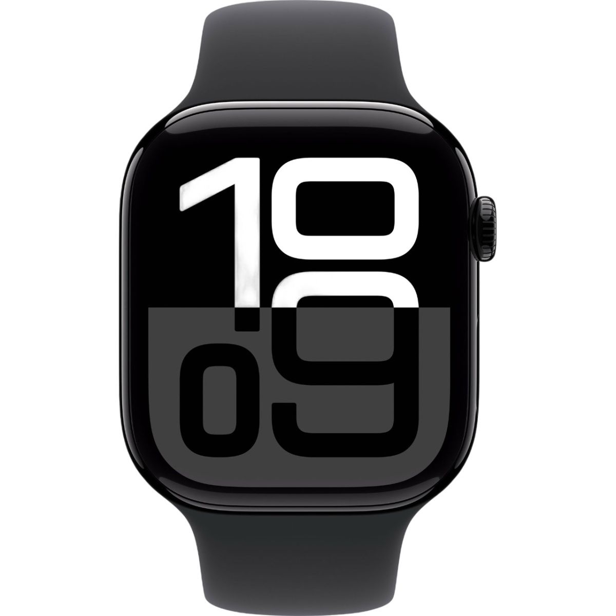 Смарт-годинник Apple Watch Series 10 GPS 46mm Jet Black Aluminum Case with Black Sport Band S/M (MWWP3) 
