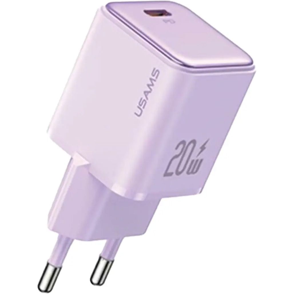 

Мережевий зарядний пристрій Usams US-CC183 20W Purple (CC183TC03)
