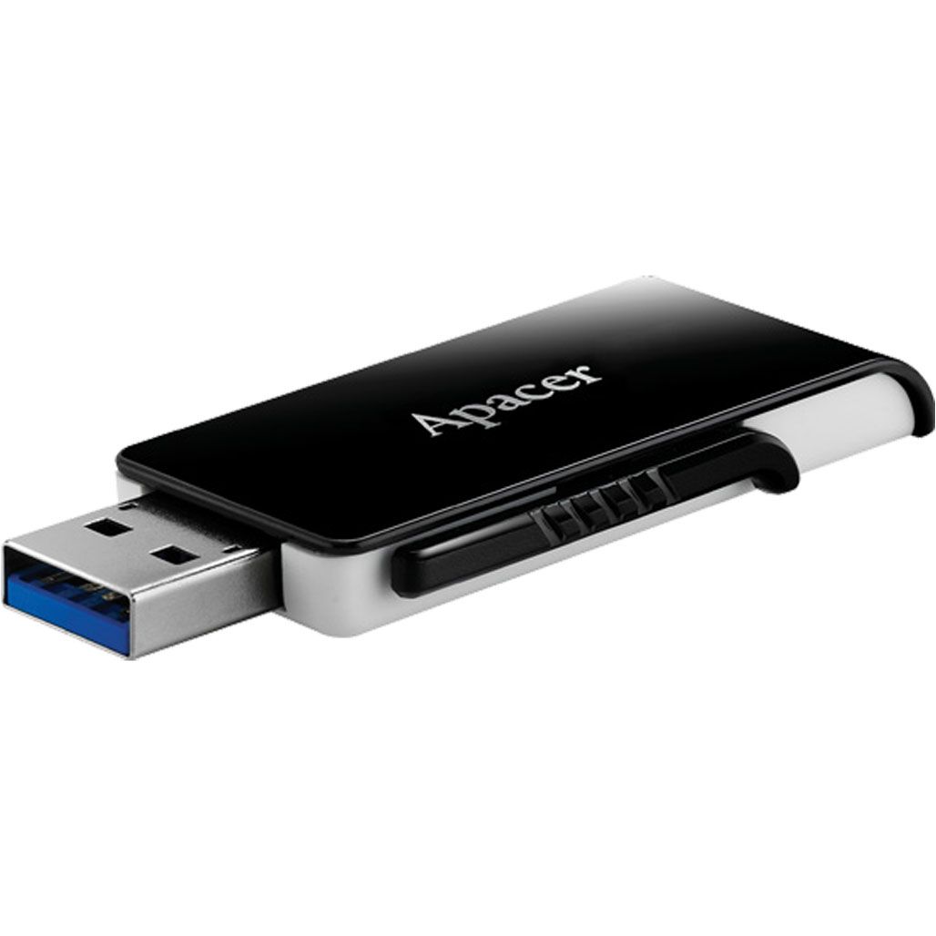 USB флеш-накопитель Apacer AH350 64GB USB-A 3.0 Black (AP64GAH350B-1)