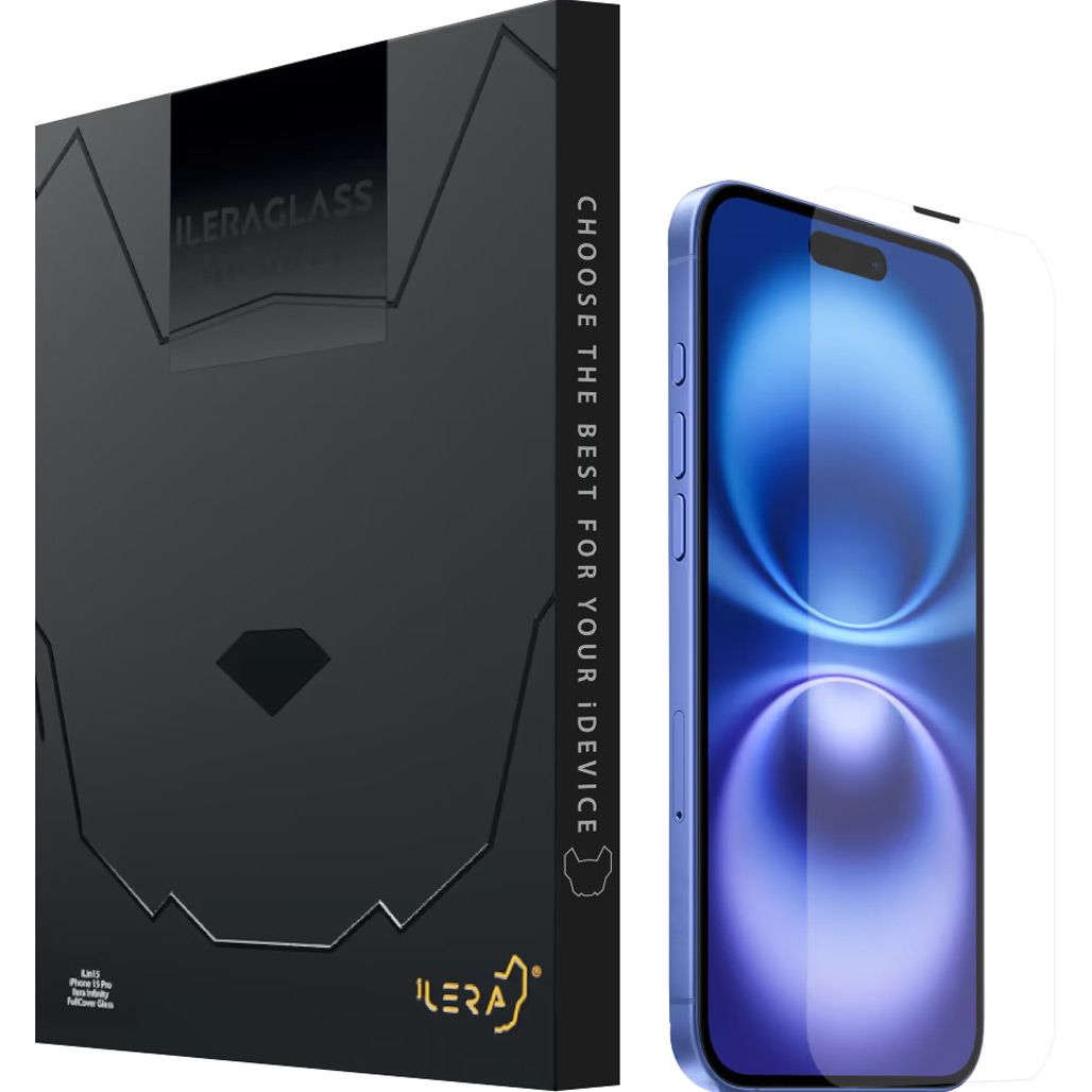 

Защитное стекло iLera Infinity Full Cover Glass для Apple iPhone 16 Plus (iLin16Ps)