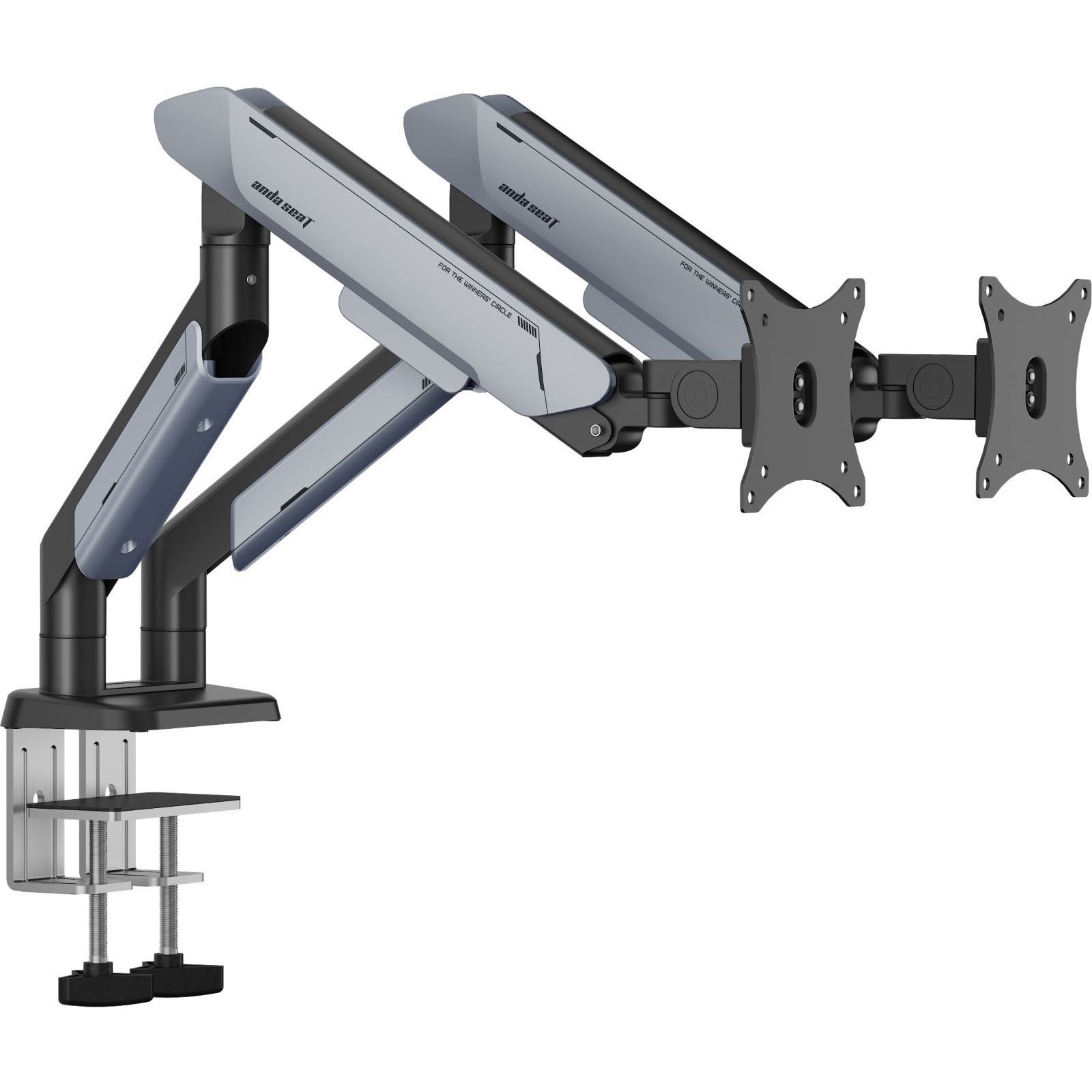 

Настольное крепление для мониторов Anda Seat Stealth Pro II Duo 17-42` Black Titanium (AD-W-A9-2S-BT)