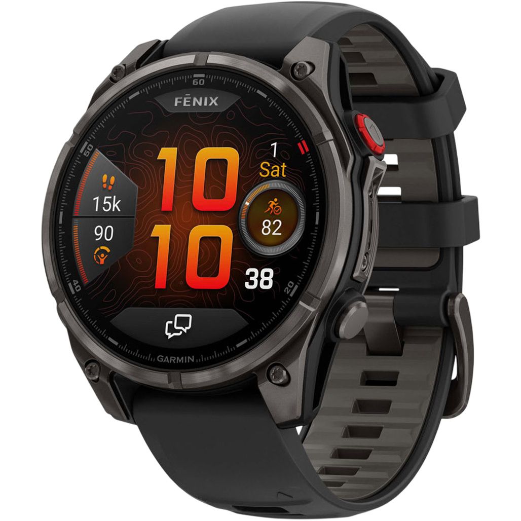 

Смарт-часы Garmin Fenix 8 Pro AMOLED Sapphire 47mm Carbon Gray DLC Titanium with Black/Pebble Gray Silicone Band (010-03198-01)