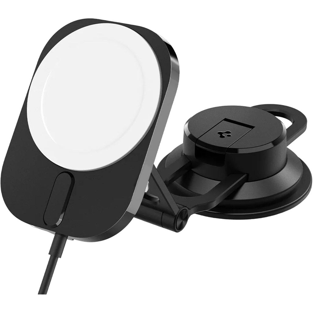 

Автотримач із бездротовою зарядкою Spigen OneTap MagSafe Car Mount Dashboard ITM35W (ACP03695)
