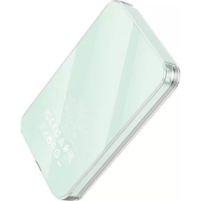 Зовнішній акумулятор Hoco Q14 Ice Crystal MagSafe 5000mAh 20W Blue