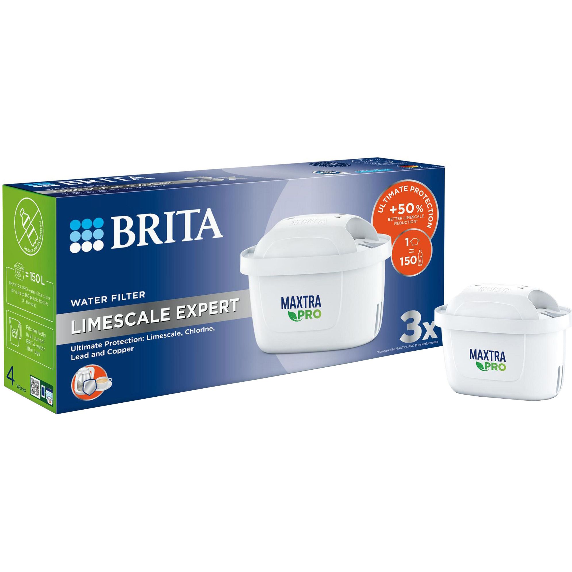 

Змінний фільтр для глечика Brita MXPro Limescale 3 шт (1051769)