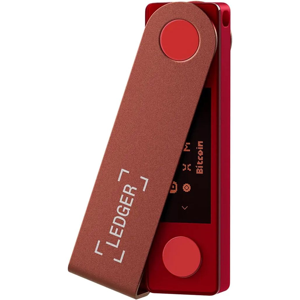 

Криптогаманець Ledger Nano X Ruby Red