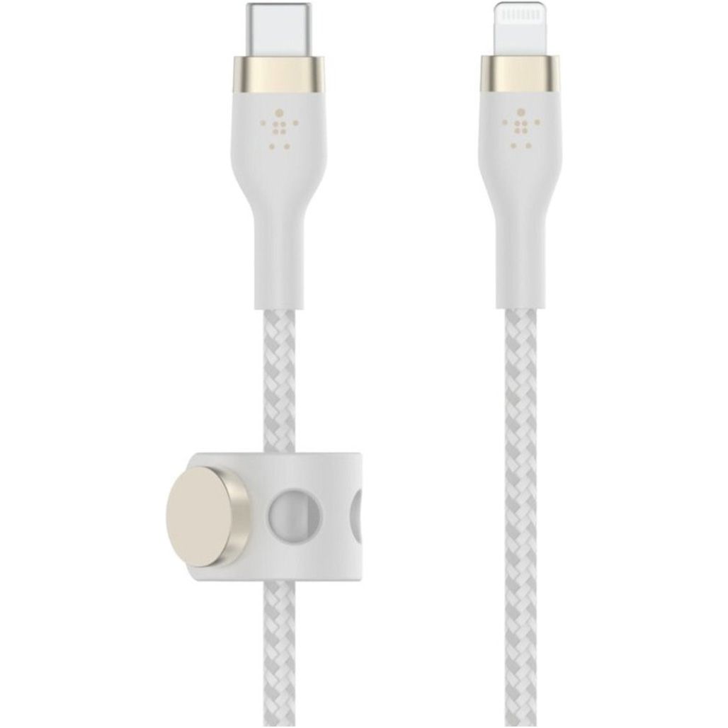 

Кабель Belkin Boost Up Charge Pro Flex USB-C to Lightning 1m White (CAA011BT1MWH)