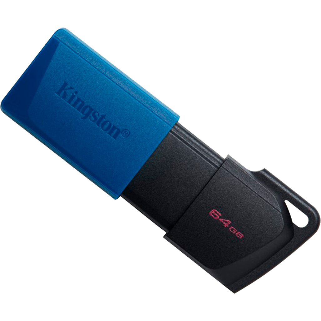 

USB флеш-накопитель Kingston DataTraveler Exodia M 64GB USB-A 3.2 Gen 1 Black/Blue (DTXM/64GB)