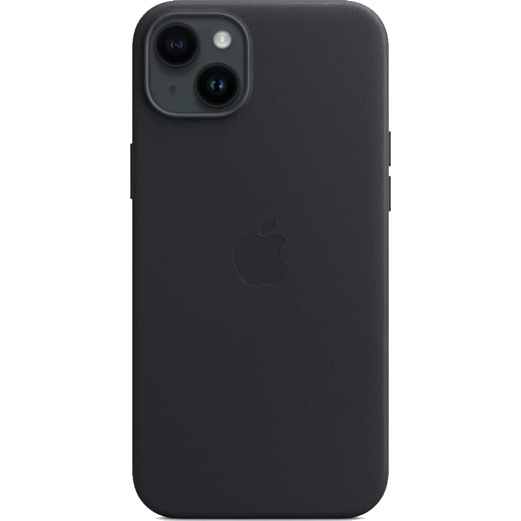 

Чохол Leather Case with MagSafe для Apple iPhone 14 Midnight AAA