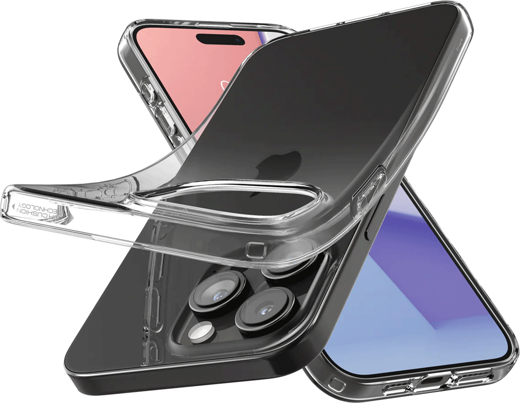 Чохол Spigen Liquid Crystal Case для iPhone 15 Pro Max Crystal Clear (ACS06557)