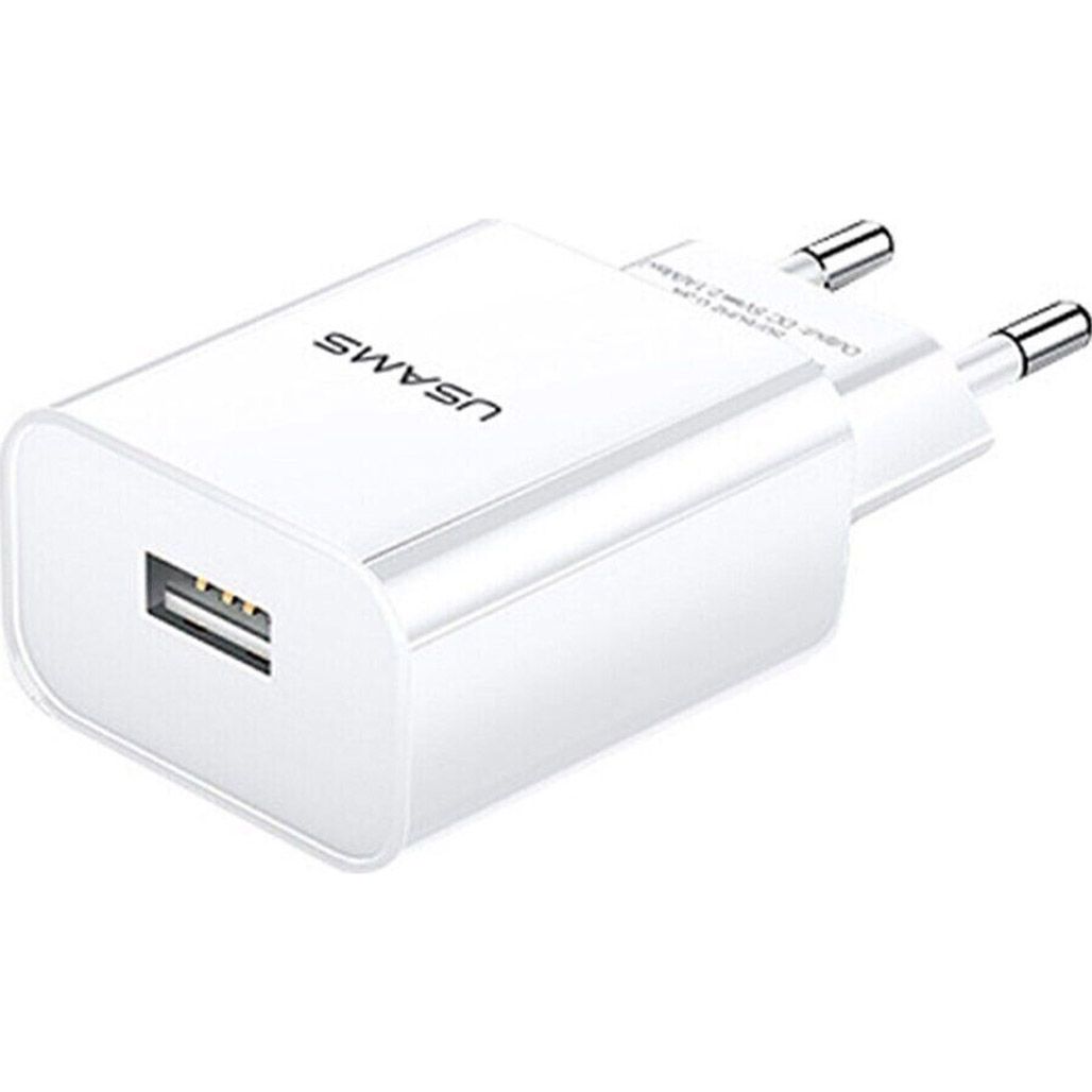 

Мережевий зарядний пристрій Usams T18 10W White (US-CC075)