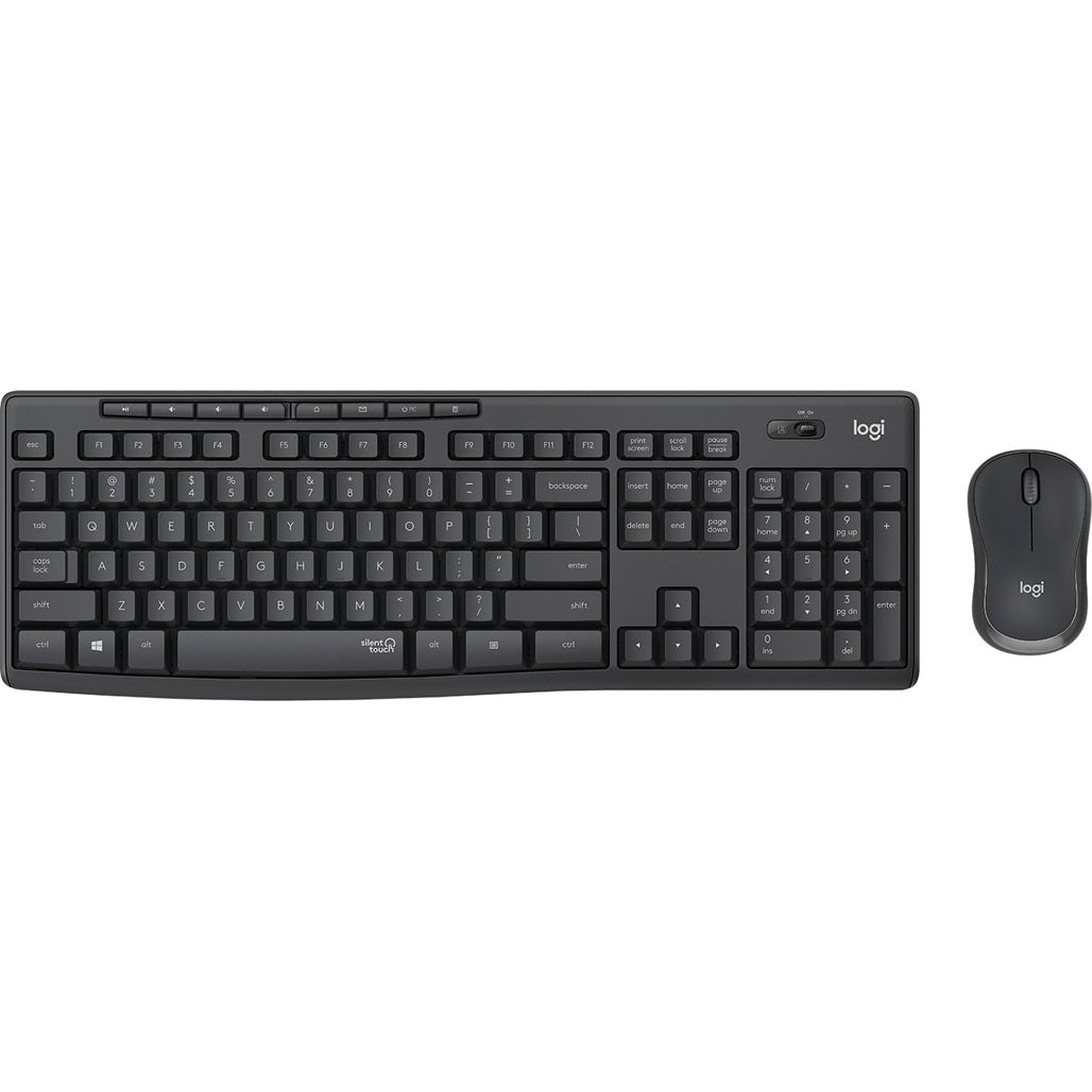 

Комплект (клавиатура + мышь) Logitech MK295 Silent Wireless Combo Graphite (920-009800)