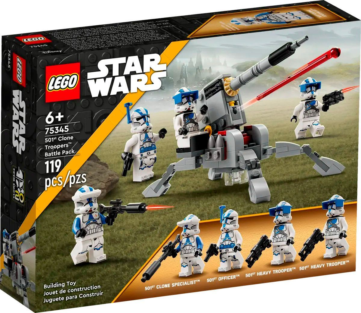 Конструктор LEGO Star Wars Бойовий загін бійців-клонів (75345)