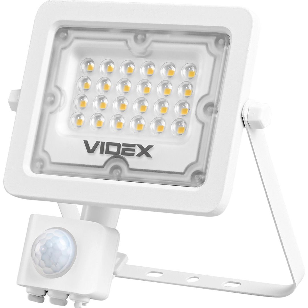 

Светодиодный прожектор Videx F2e 20W 5000K с датчиком движения и освещенности (VL-F2e205W-S)