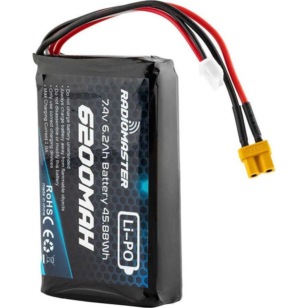 

Аккумулятор для радиостанции RadioMaster 2S Li-PO 6200мАг (HP0157.BATT-6200-2S)