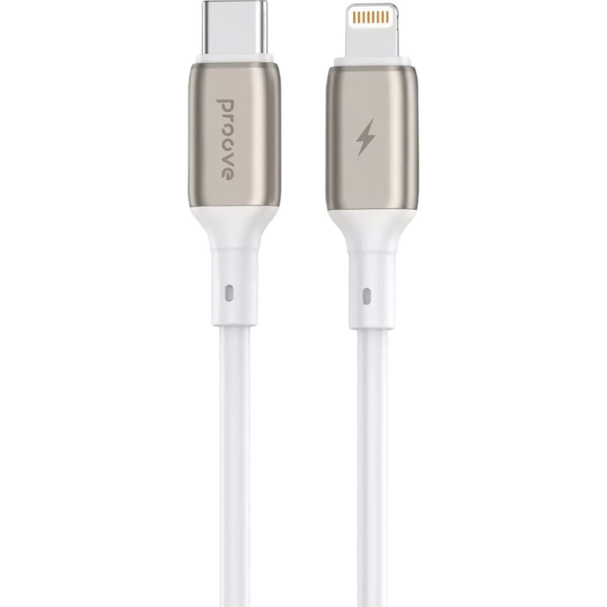 

Кабель Proove Flex Metal USB-C to Lightning 27W 1m White (CCFM27002102)