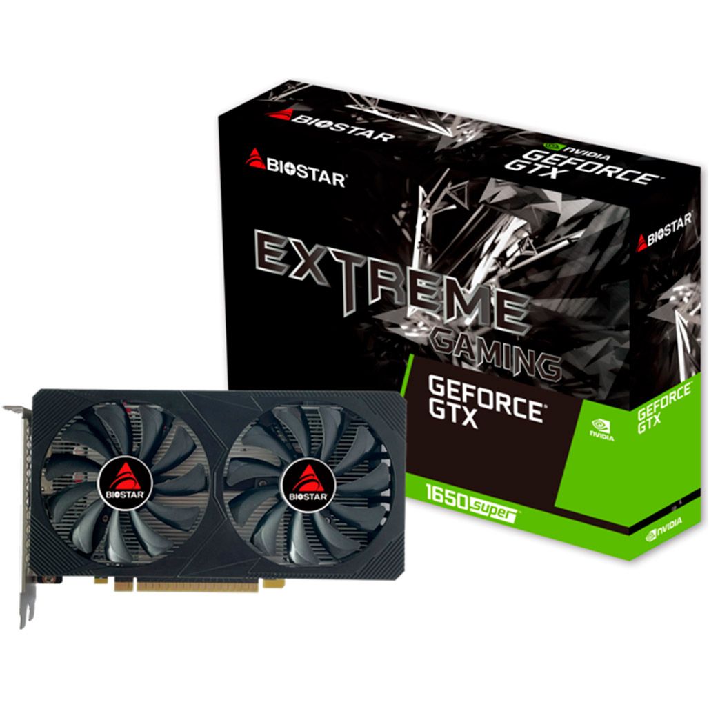 

Відеокарта Biostar GeForce GTX 1650 Super (VN1656SF41)
